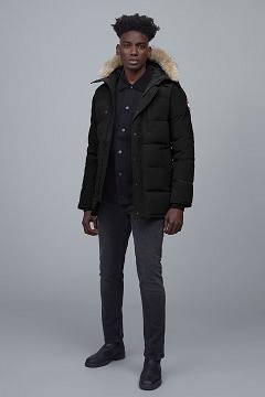 Chamarras Canada Goose Hombre Outlet - Carson Abrigos Negros DQ3958702